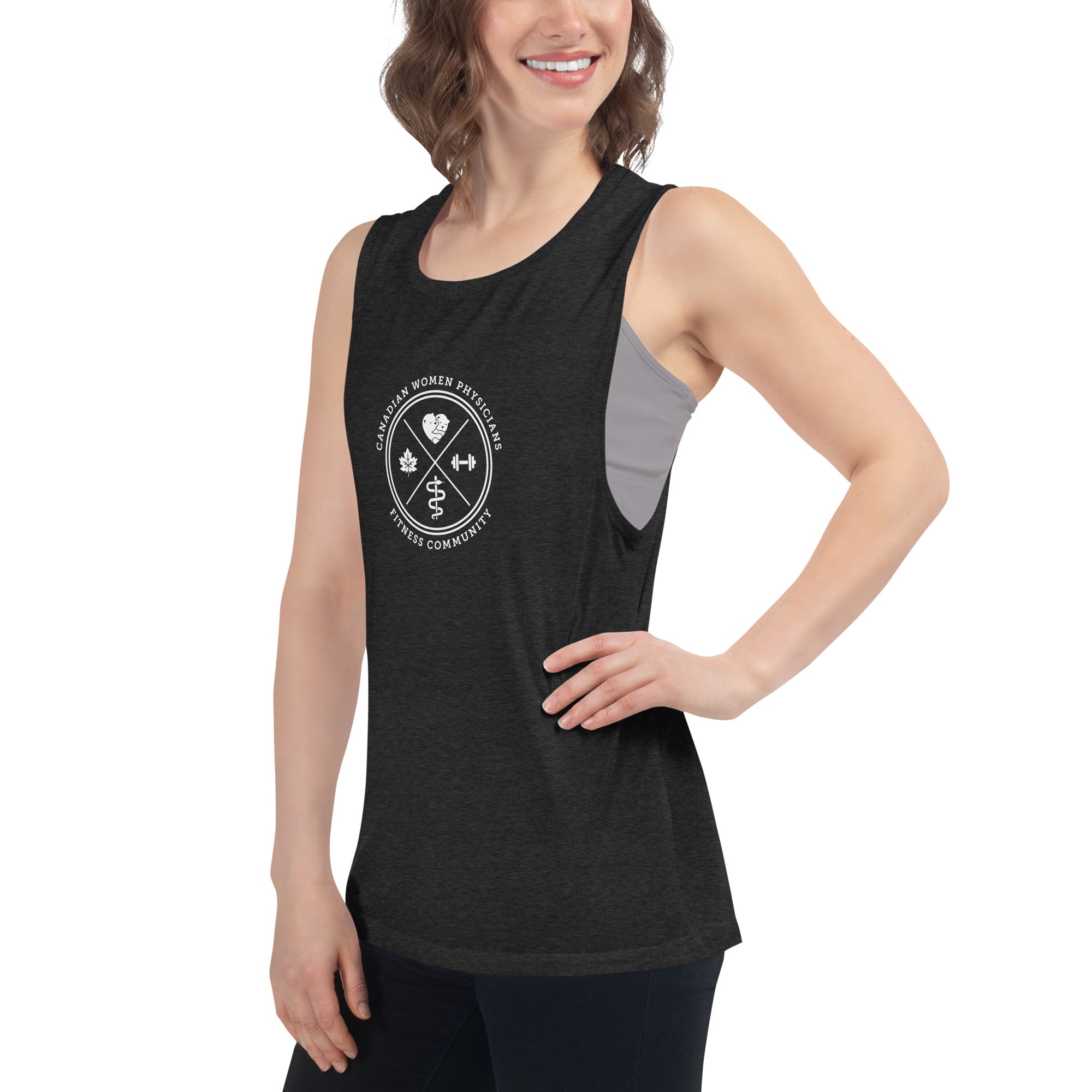 CWP FC Ladies’ Muscle Tank (Black)