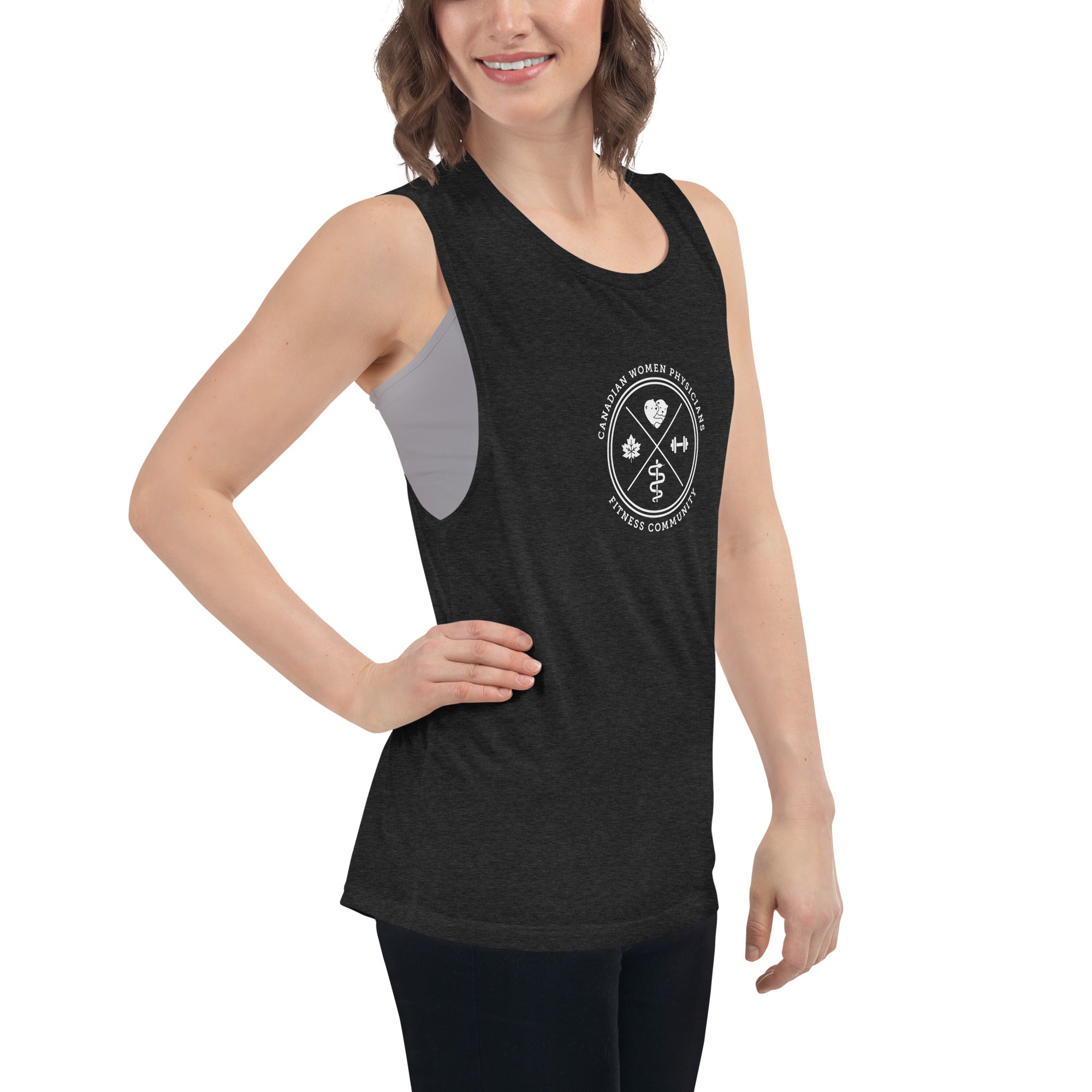 CWP FC Ladies’ Muscle Tank (Black)